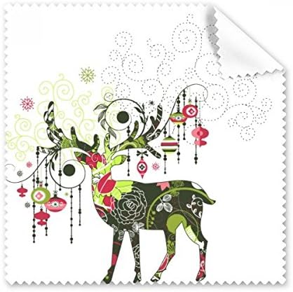 Snowflake Lantern Deer Art Deer Gift Fashion Cleaning Ploth Tela Cleaner 5pcs