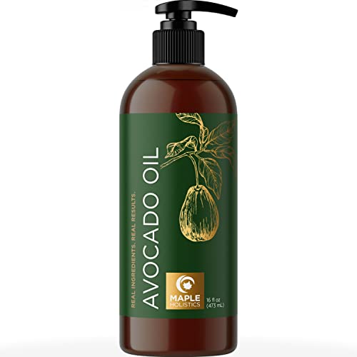 Óleo de abacate para peles e unhas - hidratante de óleo de abacate puro para cabelos secos e óleo de abacate hidratante