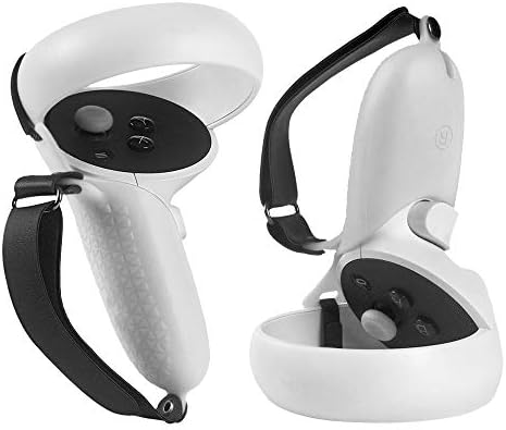 Gnliao Design Tampa de aperto de silicone para Oculus Quest 2 Hand Controller Acessórios Acessórios Anti-Tiro VR