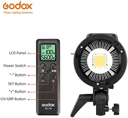 Godox SL-60W CRI 95+ Vídeo LED LUZ SL60W BRANCO 5600K VERSÃO 60WS MOLHO DE BOWENS COM SOFTBOX DOLHO