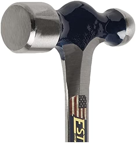Estwing Ball Peen Hammer - Ferramenta de metalworking de 16 oz com construção de aço forjado e aderência de redução de choque