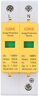 Uncaso 2p Surge Protective Dispositivo AC SPD 385V Proteção Proteção Proteção Proteção de baixa tensão Dispositivo