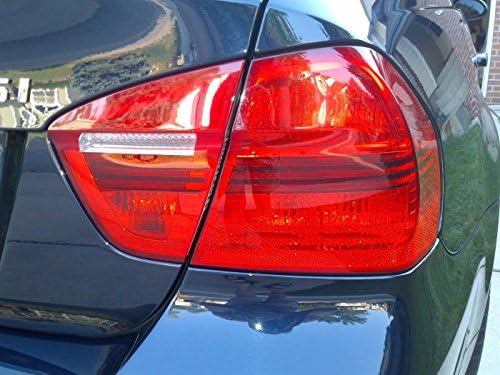Sobreposição de tonalidade de vinil preceta de slickmod para 2006-2008 BMW 3 Série E90 Setra traseira reversa do sedan
