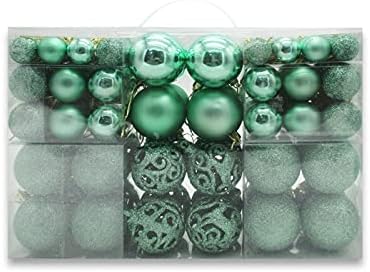 Bolas de Natal Ornamento - Mista de Natal de 100 pacote decorativo Tão bugigangas reutilizáveis, de diferentes formas