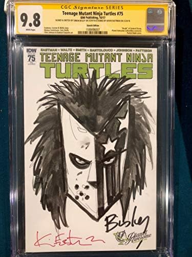 Simon Bisley Original assinado e esboço CGC 9.8 Tartarugas Ninja Teenage Mutant de Comic Teenage Tmnt