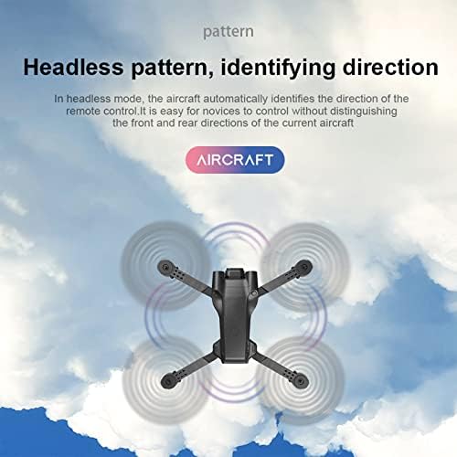 Drone com câmeras duplas HD FPV 4K, quadcopter de controle remoto, brinquedos de controle remoto para meninos e meninas, decolagem de um toque, ajuste de velocidade, altitude, modo sem cabeça