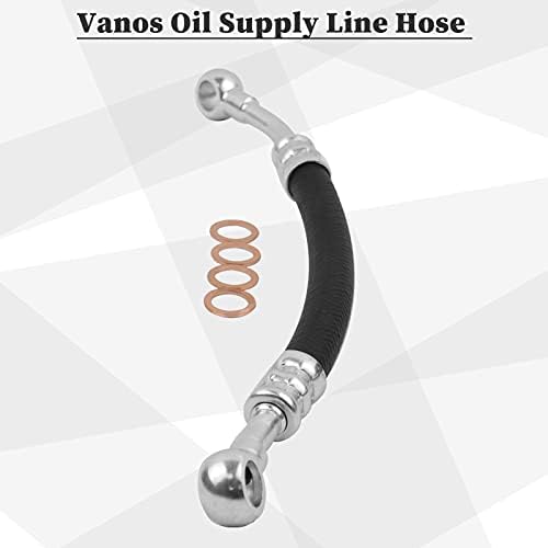 BICOS 11361705532 Linha de suprimento de óleo Vanos compatível com 1993-2009 E36 E38 E46 E39 E53 E60 E61 E65 E66 E83 E85 M54 Substituição