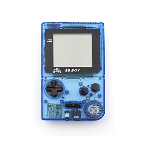 GameBound GB Boy Pocket PocketBoy Handheld Console de jogo 2,45 Tela preta e branca Clear Blue