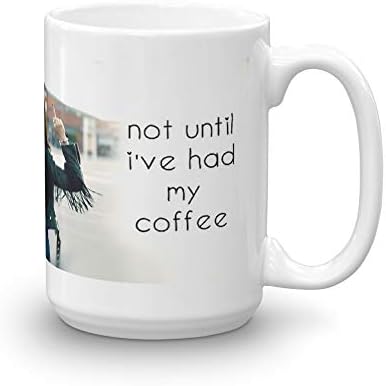 Wynonna Earp Caneca de café. Canecas brilhantes em cerâmica de 15 oz com alça fácil, dê um clássico para a aparência