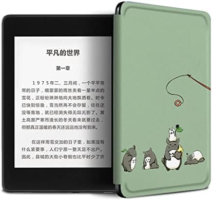 Case se encaixa em 6 polegadas Kindle 10th Generation 2019 Libert Ebook Reader cobre Slimshell premium de couro PU Slimshell com acordar / sono automático - gato engraçado