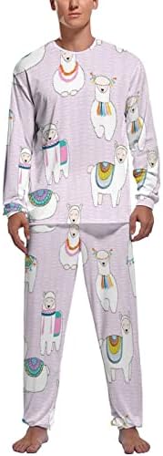 Pijama masculino de lhamas