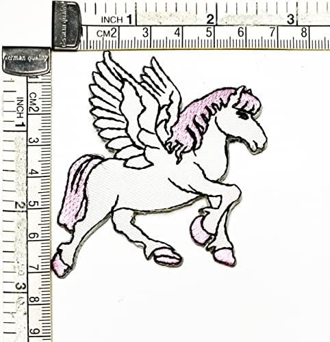 Kleenplus 3pcs. Unicorn Iron on Patches desenho animado crianças crianças moda estilo bordado motivos de apliques decoração de emblema