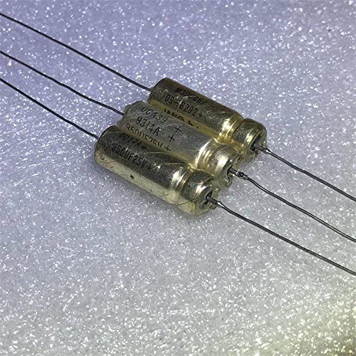 M39006 é um capacitor de prata de óleo prateado de 350UF25VDC Tantalum Silver Shell. 1 pcs
