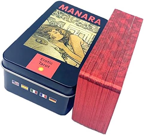 Conjunto de cartões de tarô de Yuechuxiao, 78 cartões de tarô com guia e caixa para iniciantes, ferramentas de adivinhação