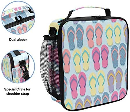 Flip Flips Beach Sandal Lanch Box Reutilable Isolle School Cooler Bag for Women Kids