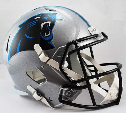 Riddell NFL Carolina Panteras em tamanho real Réplica Réplica Capacete de Futebol