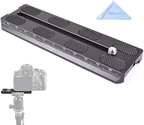 Placa rápida de liberação rápida fotocônica 120mm Slider de montagem de câmera compatível com DJI Ronin-SC Ronin SC estabilizador de Gimbal