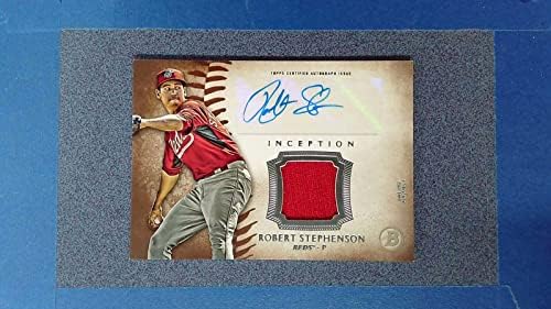 2015 Inception Robert Stephenson Auto Jersey Cincinnati Reds ~ JY08A -B - Jerseys autografadas da MLB
