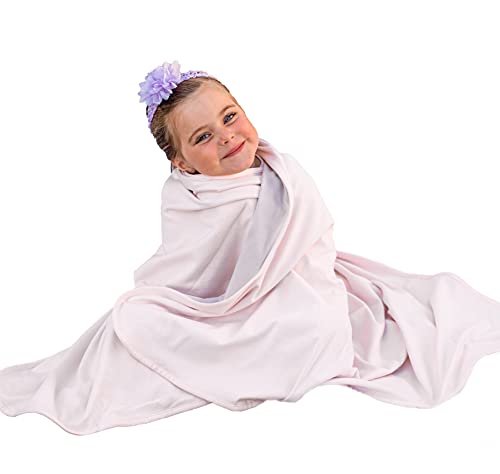 Cobertor de lã para bebês e crianças pequenas | Camada interna de lã Merino e camada externa de algodão orgânico | Regulação da temperatura | Extra grande | Geral de conforto suave |