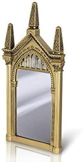 Réplica de Harry Potter Espelho de decoração de parede errada | Espelho suspenso para entrada, sala de estar, quarto | Espelho de vaidade mundial de bruxa colecionável | 25 x 10 polegadas