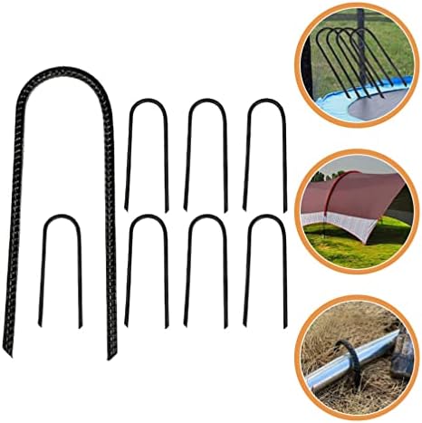 Acessórios de acampamento de Hanabass Acessórios de acampamento Acessórios de acampamento 8pcs Trampolim Pegs galvanizados