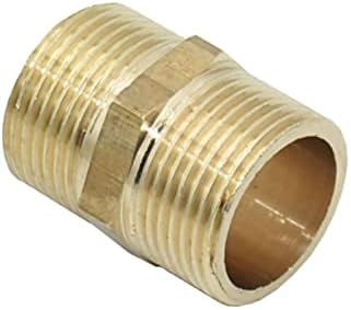 Adaptador do conector da mangueira Brass de 1 polegada 1/2 polegada 3/4 polegadas de cobre de cobre macho macho encantamento