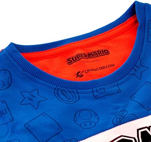 Super Mario Boys Gaming Sweatshirt e Joggers Definir roupas de 2 peças para crianças