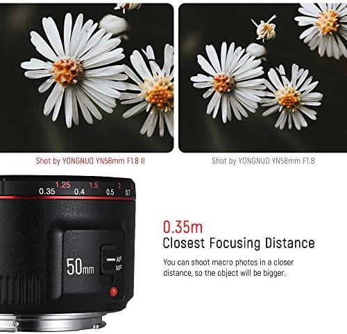 Yongnuo yn50mm f1.8 Lente de foco automático de abertura grande para Nikon D800 D300 D700 D3200 D3300 D5100 D5200 D5300 DSLR Lente da câmera