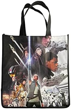 Parceiros de licenciamento herdado Star Wars The Force Awakens com Finn e Rey Large Reutilable Tote Bag