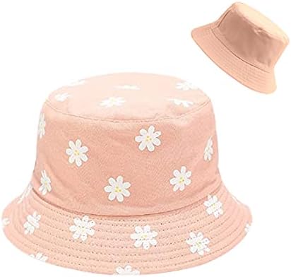 Chapéu de balde unissex impresso reversível de capa de sol ao ar livre para homens para homens adolescentes verão verão