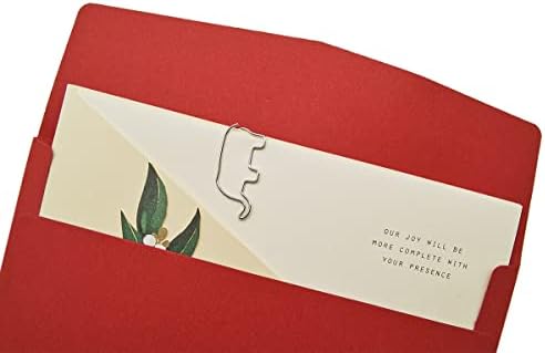 Clea Bookmarks Paper Clips Elephant - Presente de material de escritório engraçado