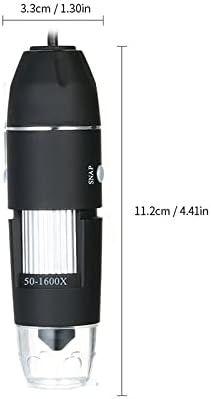 Acessórios para microscópio Ajustável 1600X 1000X Digital Microscópio Endoscópio Câmera de Endoscópio 0,3mp 8 Consumíveis de laboratório LED