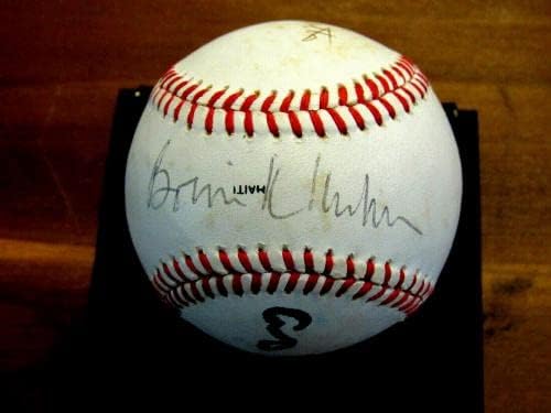 Bowie Kuhn Chandler Ueberroth Commissioners assinou o Auto Kuhn A/S Baseball JSA - Bolalls autografados