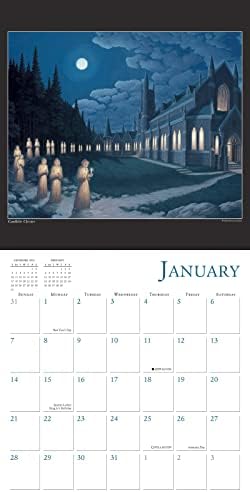 Mestre em Ilusão 2024 Calendário de parede-A arte de Rob Gonsalves, calendário artístico de 16 meses, 12 x 12