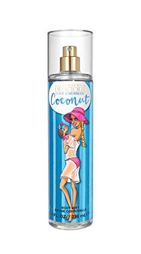 Deliciosa Spray corporal de mulheres legais de coco caribb, 8 fl oz