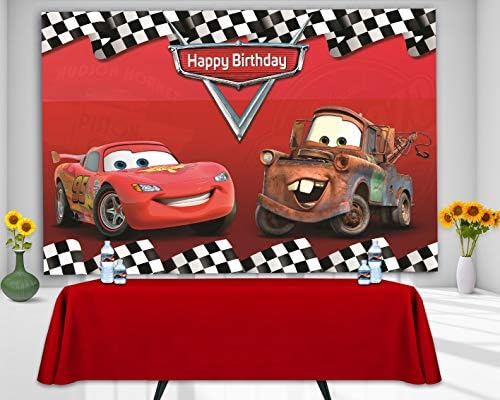 Ruini Car Racing Racing de Cartoon Carros de Cartoon Mobilização Decorações de Festa de Aniversário de Facos de Faculdade de Faculdade