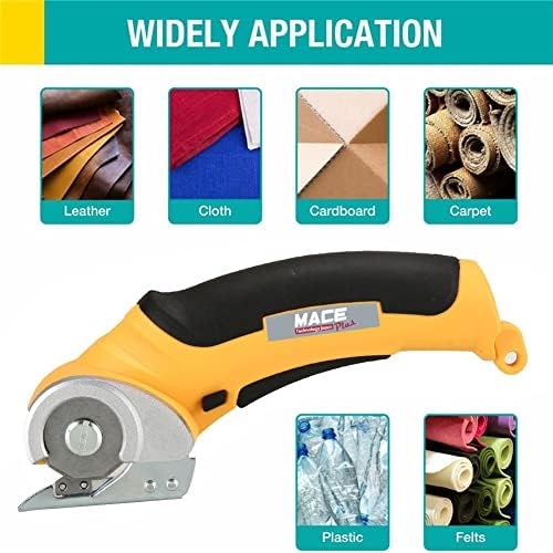 Tesoura elétrica Máquina de corte de pano recarregável PVC Chears Cutting Portable Hand Tool para artesanato Cardboard -