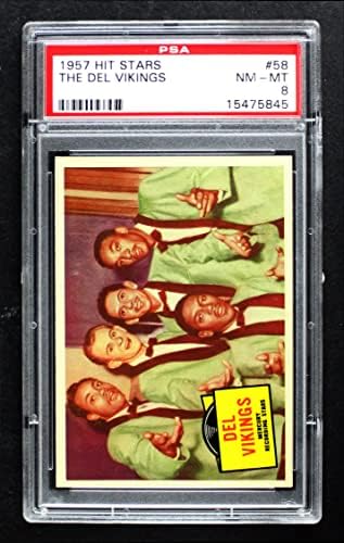 1957 Topps 58 The Del Vikings PSA PSA 8.00