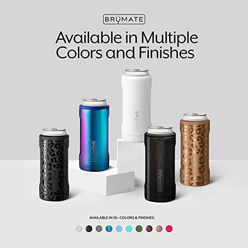 Brümate Hopsulator Slim CAN mais frio isolado para latas finas de 12 onças | Skinny Can Coozie isolle aço inoxidável portador