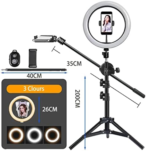 EODNSOFN Photography LED Video Ring Light Circle Preenchendo Câmera de Iluminação Fotos Phone Phone Selfie Lamp com