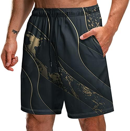 Shorts masculinos shorts atléticos de praia short short shorts impressos 3D com bolsos shorts masculinos