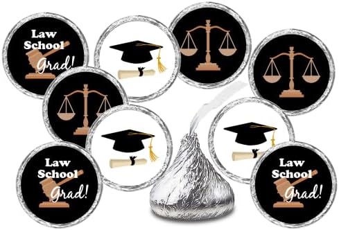 216 Direito Festa da Faculdade de Direito Beijos Bisses Stickers Rótulos, Decorações de Festas de Pós -Graduação para Escolas de