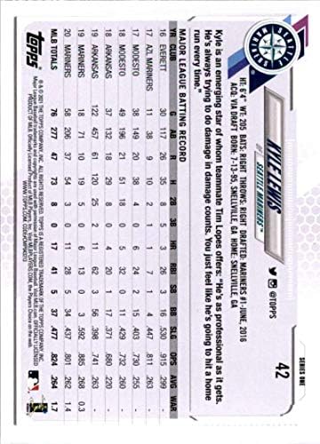 2021 Topps #42 Kyle Lewis NM-MT Seattle Mariners Baseball