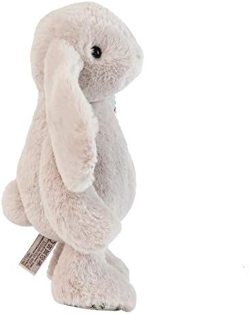 Dilly Dudu Blossom Bunny Rabbit Rodeado Animal Plush Better Gifts 10 polegadas （bege）