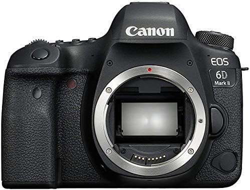 Canon EOS 6D Mark II Wi-Fi Digital SLR Câmera corpo com aderência de bateria BG-E21