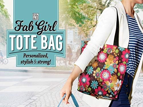 Fab Girl Sacos dobráveis ​​- Bolsa de ombro ecológica - bolsa reutilizável ou bolsa para mamãe - bolsa de utilidade multifuncional