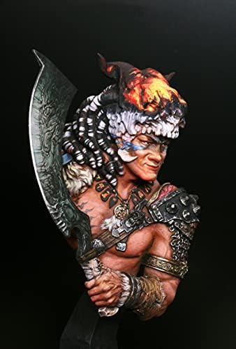 Goodmoel 1/10 Antigo Dragon Slayer Slayer Warrior Resina Figura Busto Modelo / Soldado Iniquamente e Não Pintado Die Kit Cast / LS-5078