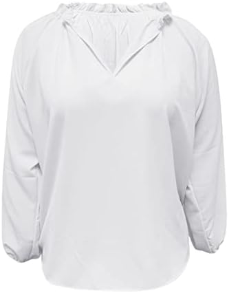 BEUU feminina tendência de manga longa feminina camisa longa de cor sólida tee confortável blusas casual vullover de pescoço