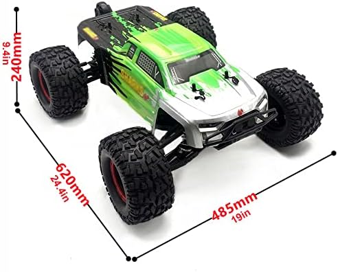 Qiyhbvr 1: 8 escala de grande hobby sem escova de carros RC, carro de controle remoto de alta velocidade de 110 km/h de alta