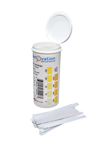 Faixa de teste de molibdato 0-350+ ppm [frasco de 25 tiras]